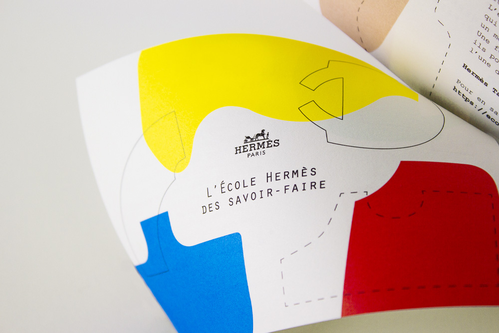 Papeterie pour l'Ecole Hermès - Printed by Atelier Bulk