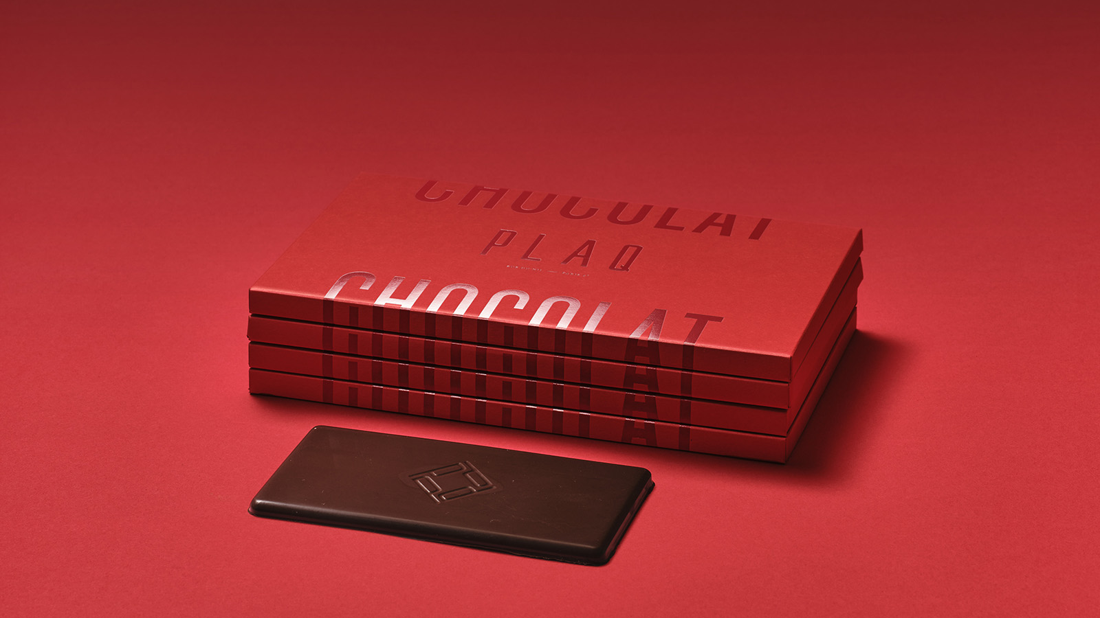 PLAQ - Packaging tablette de chocolat en papier creation - Printed by Atelier Bulk